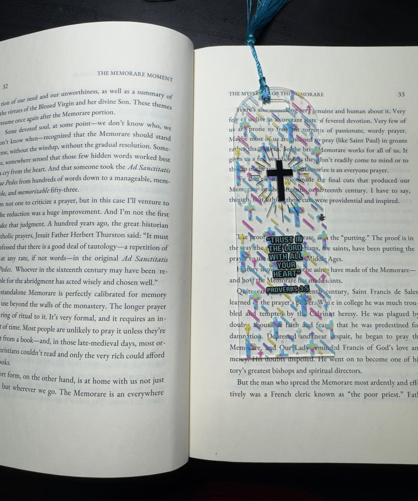 Bright Cross Bookmark