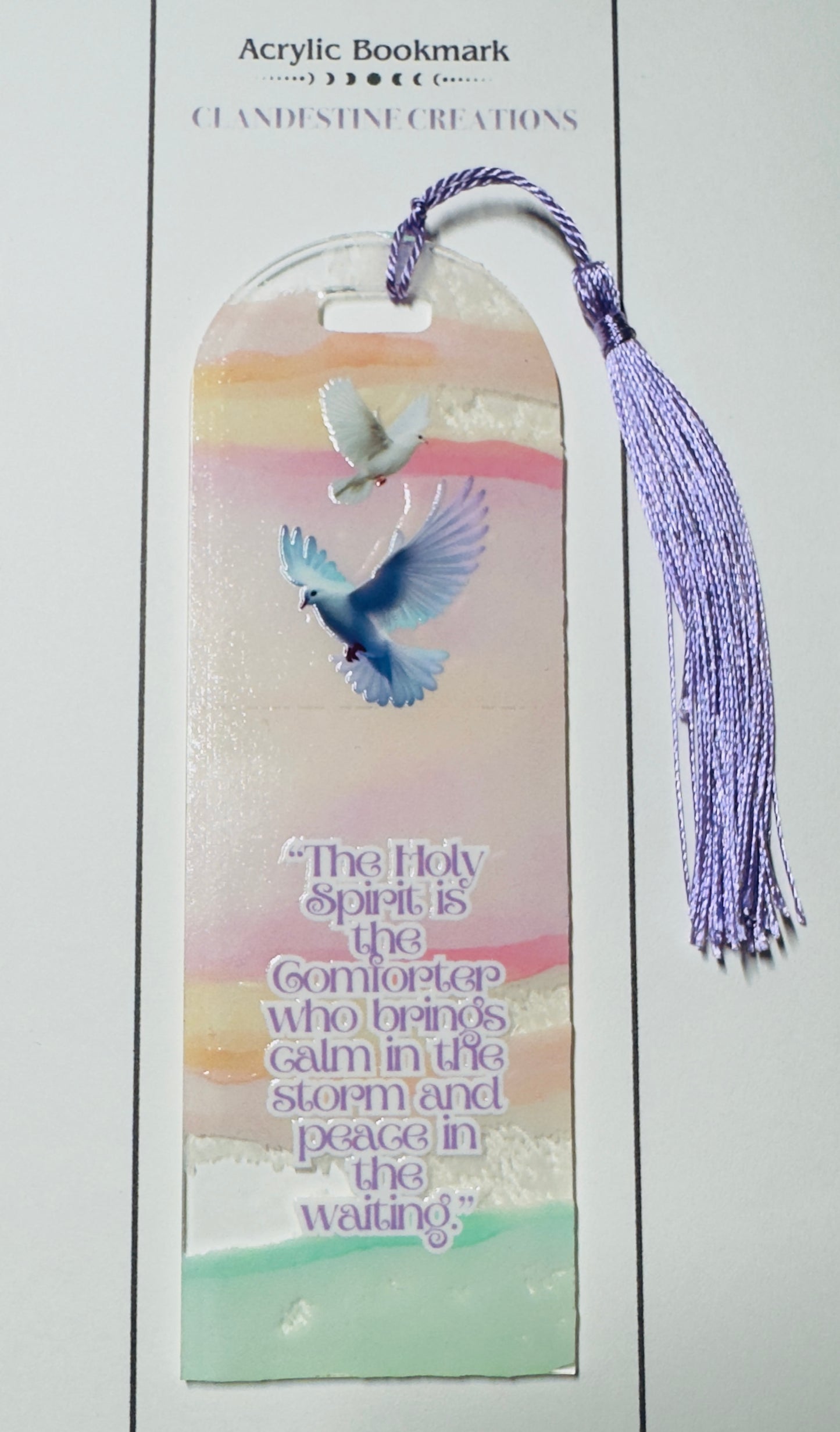 Blue Dove Bookmark