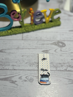 Cat Books & Spider Magnetic Bookmark_9H