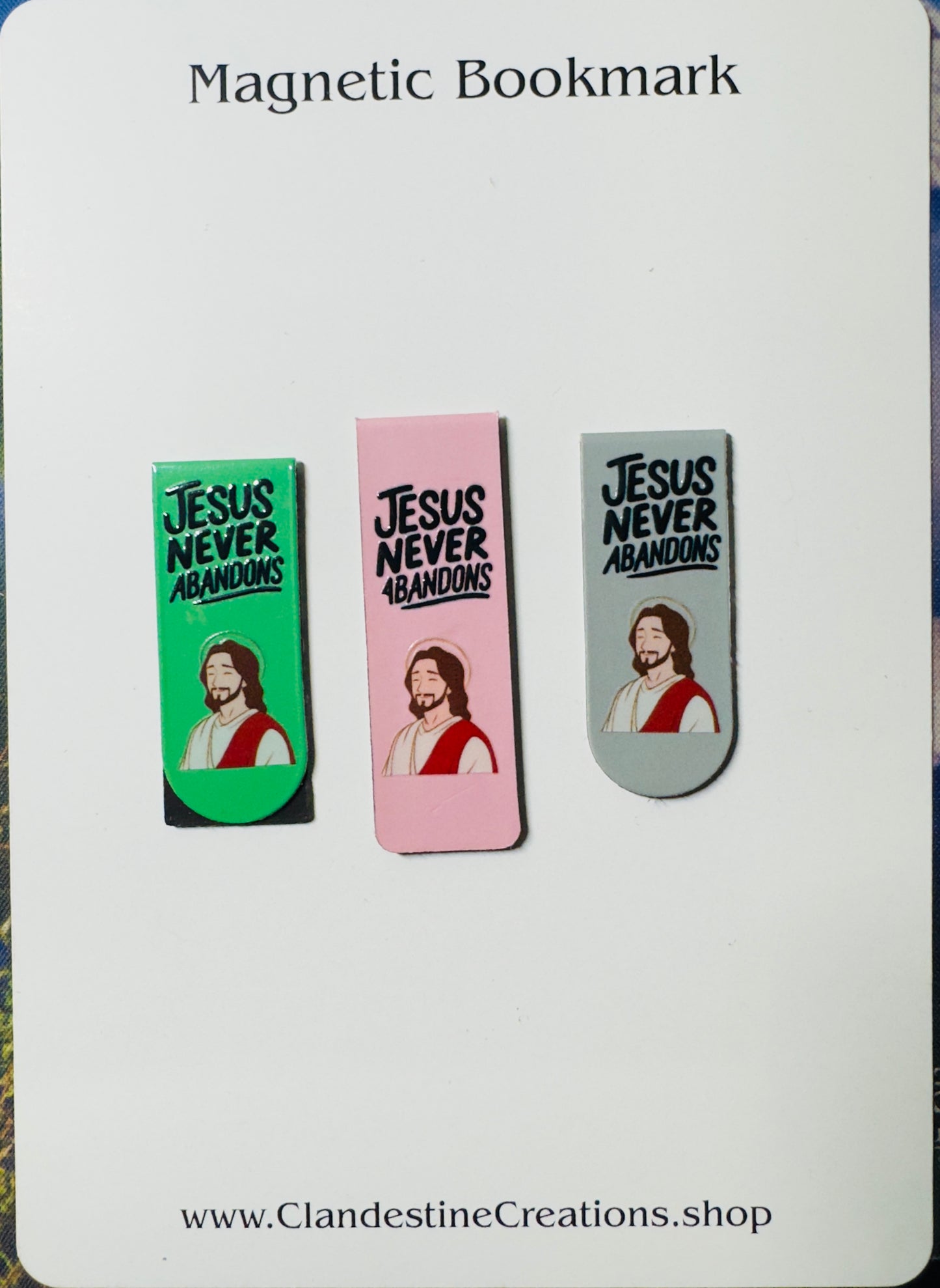 "Never Abandon" Magnetic Bookmark: 2C-RG