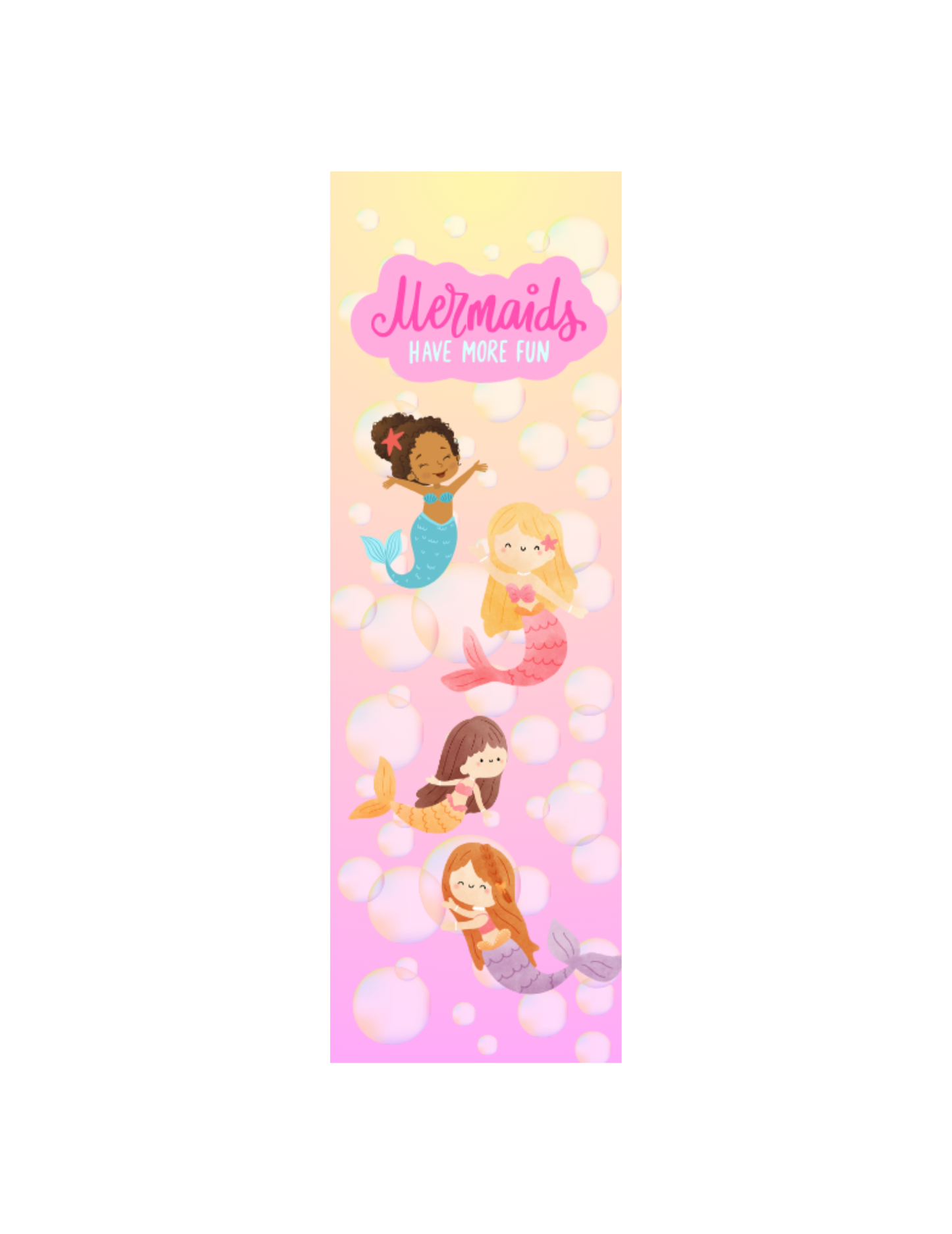 Kids Mermaid Magnetic Bookmark_1M