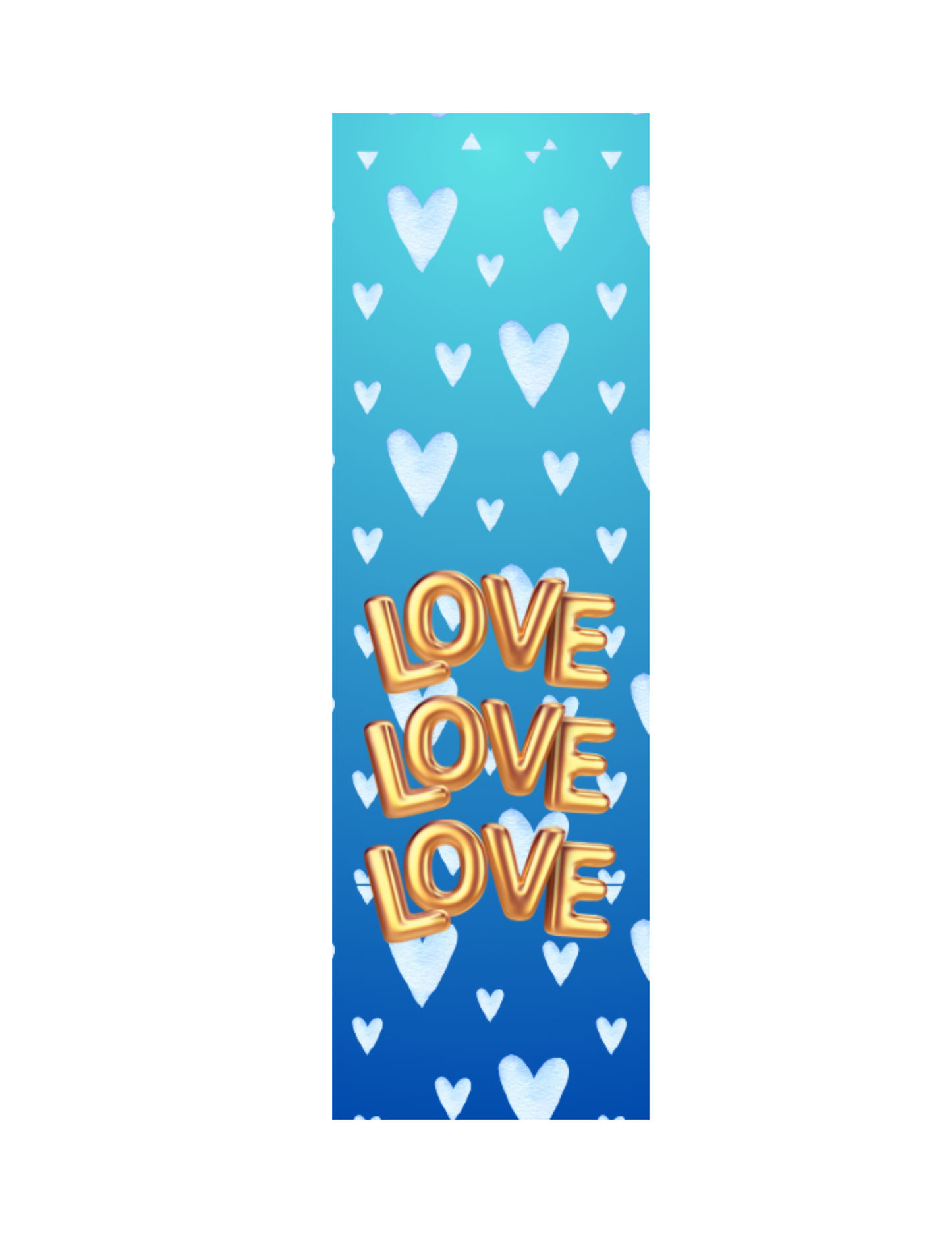Blue Love Magnetic Bookmark_3R
