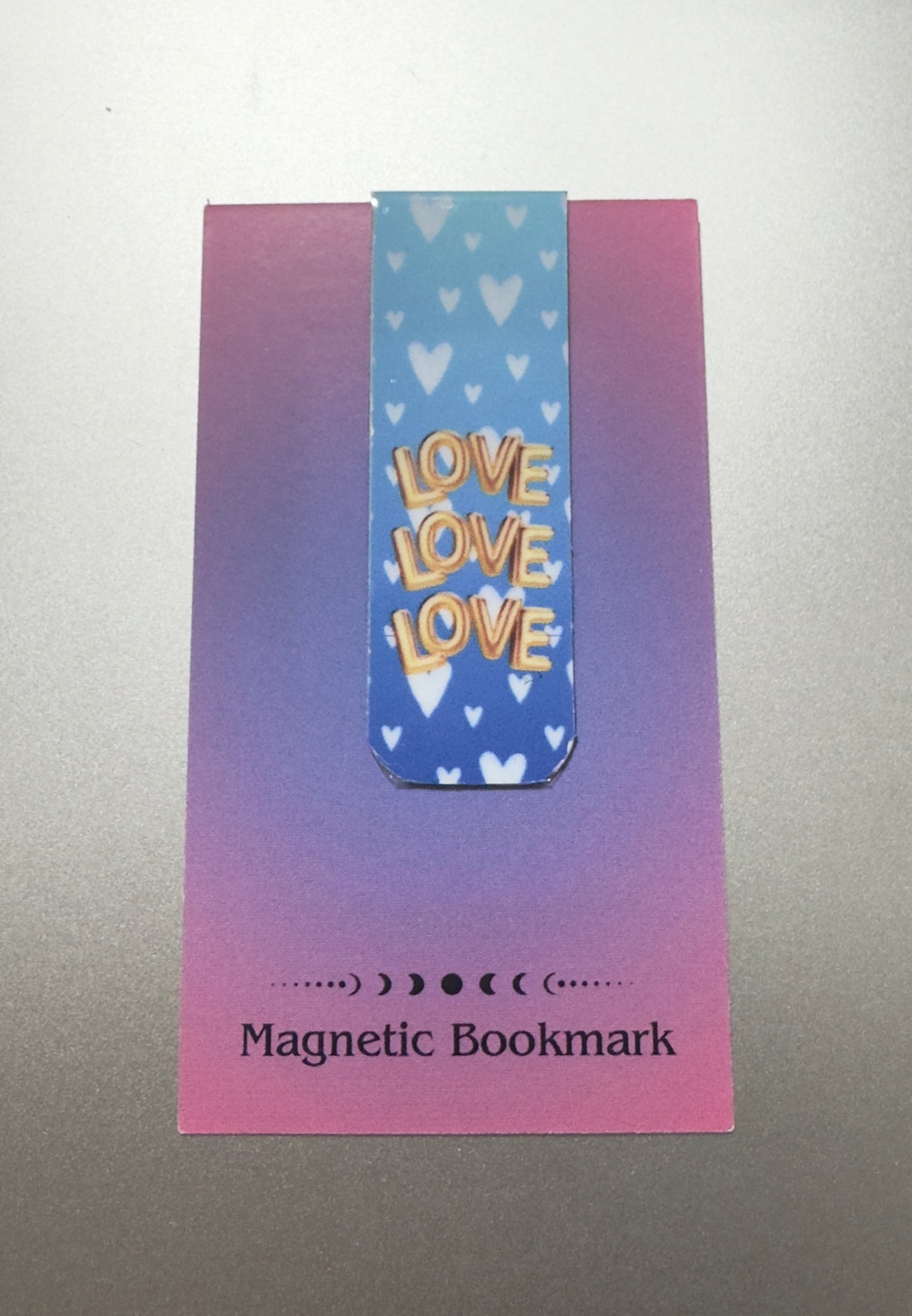 Blue Love Magnetic Bookmark_3R