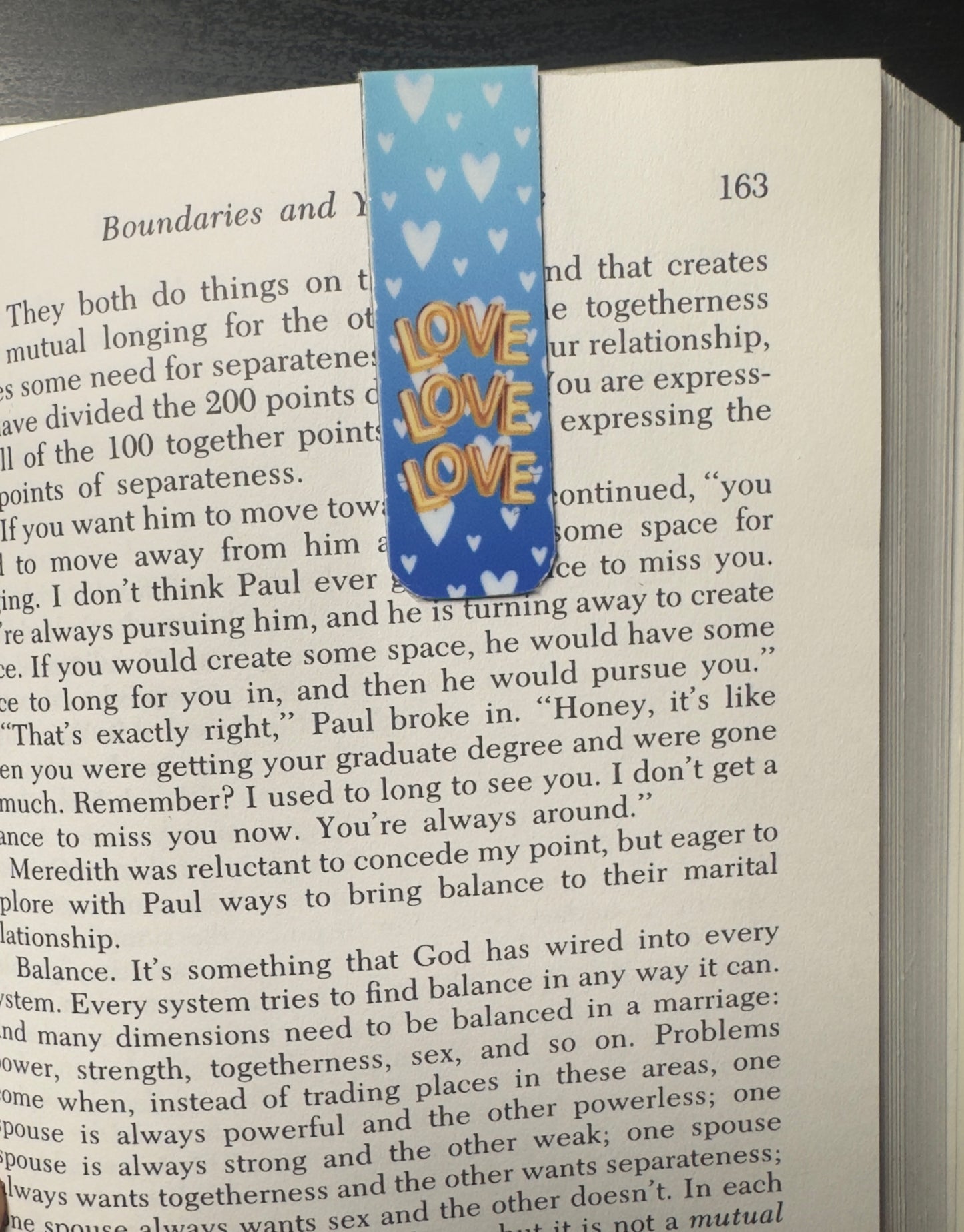 Blue Love Magnetic Bookmark_3R