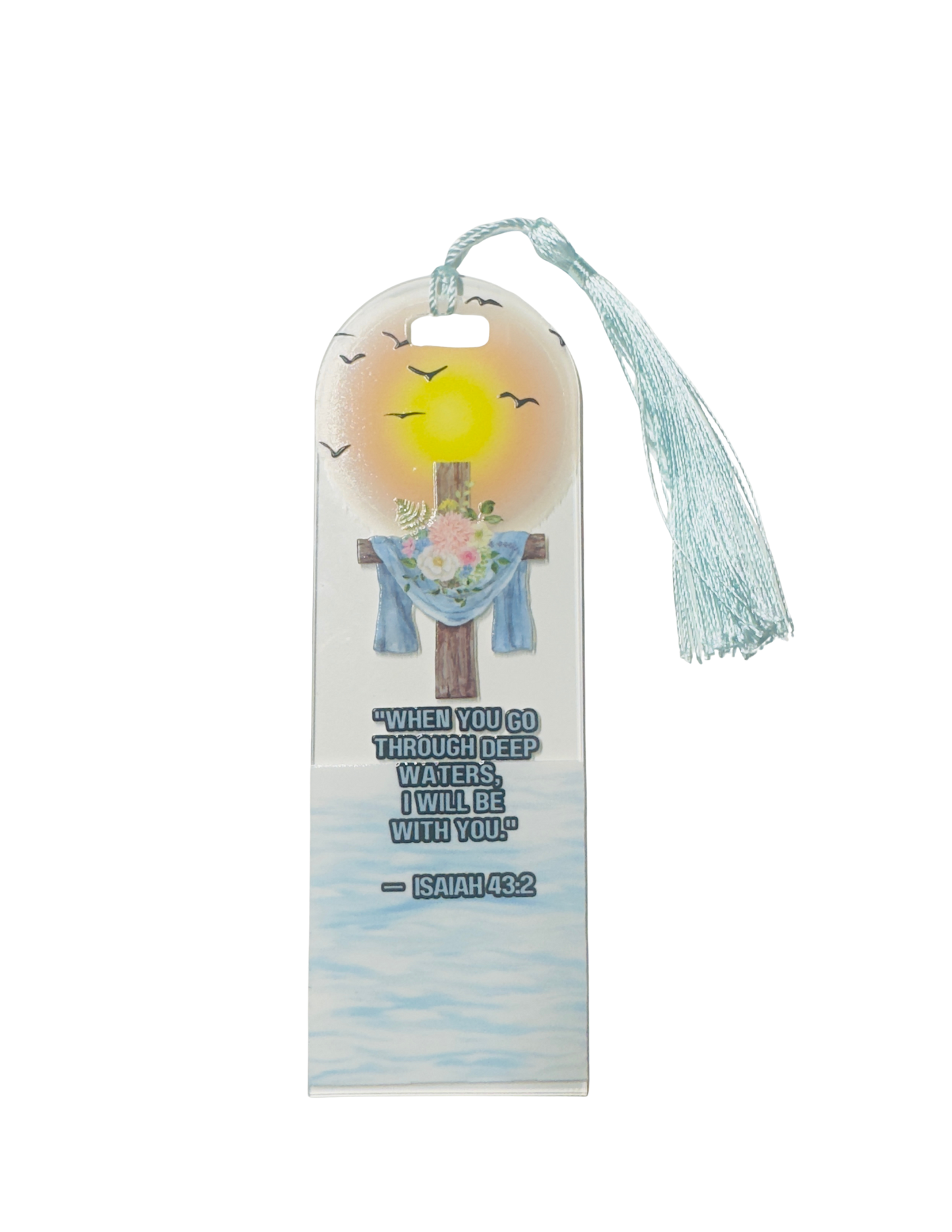 Blue Drape Bookmark