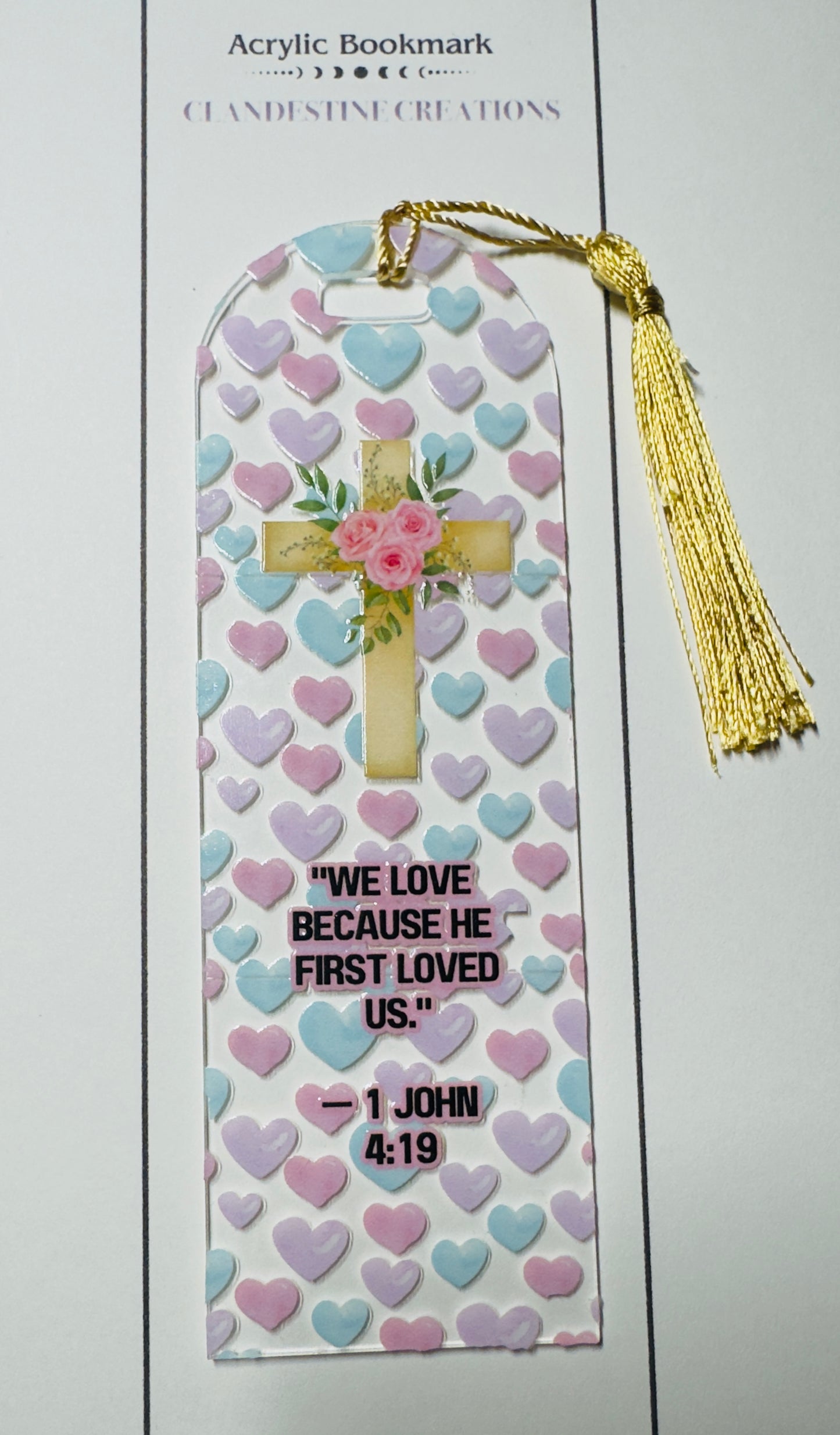 Rose Cross Bookmark