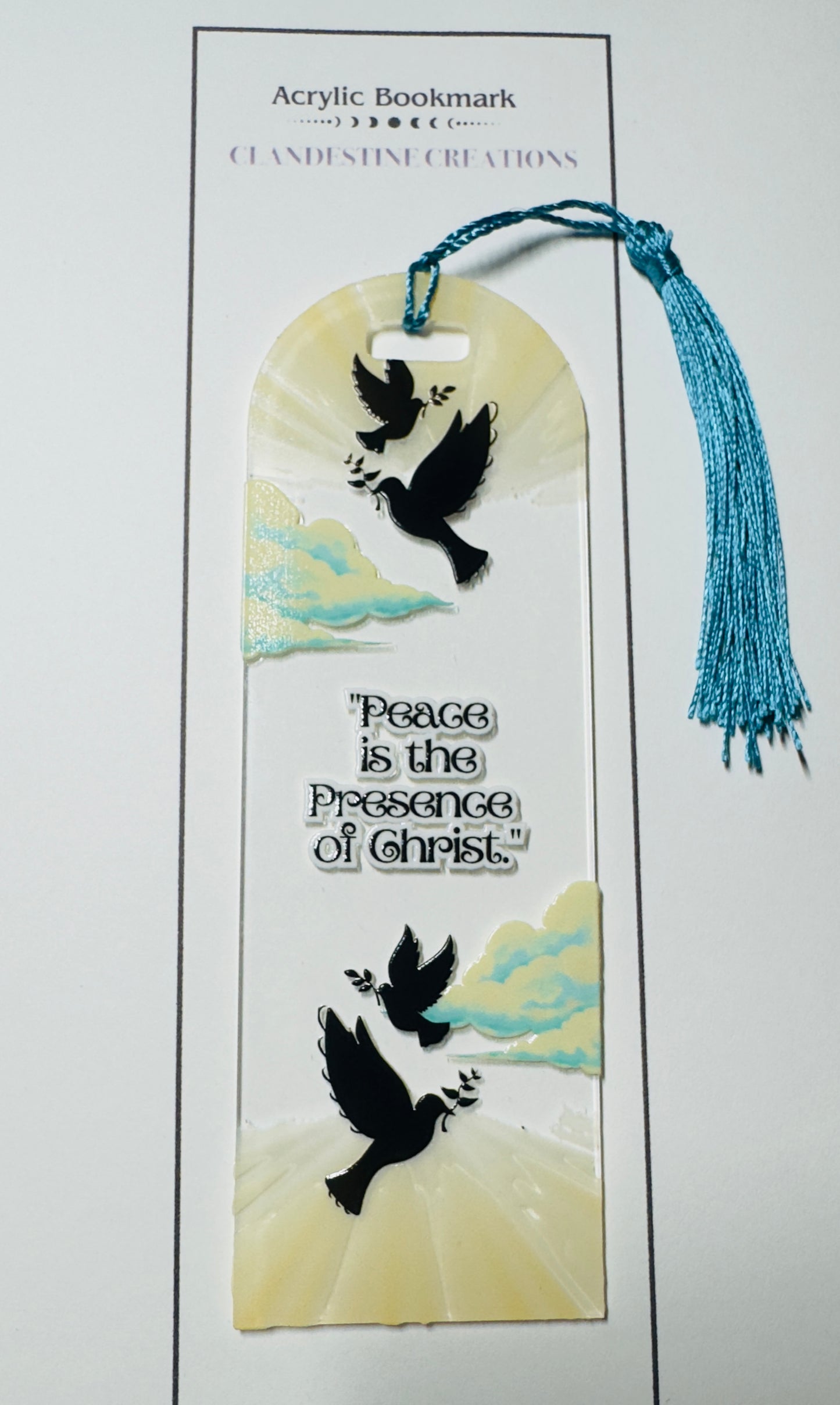 Peace Dove Bookmark