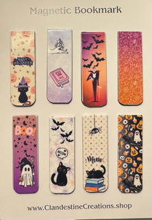 Candle & Bookmark Magnetic Bookmark_6H