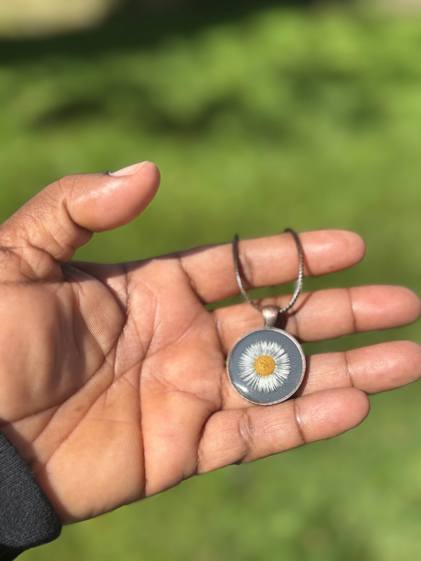 Solstice Charm- Floral Necklace