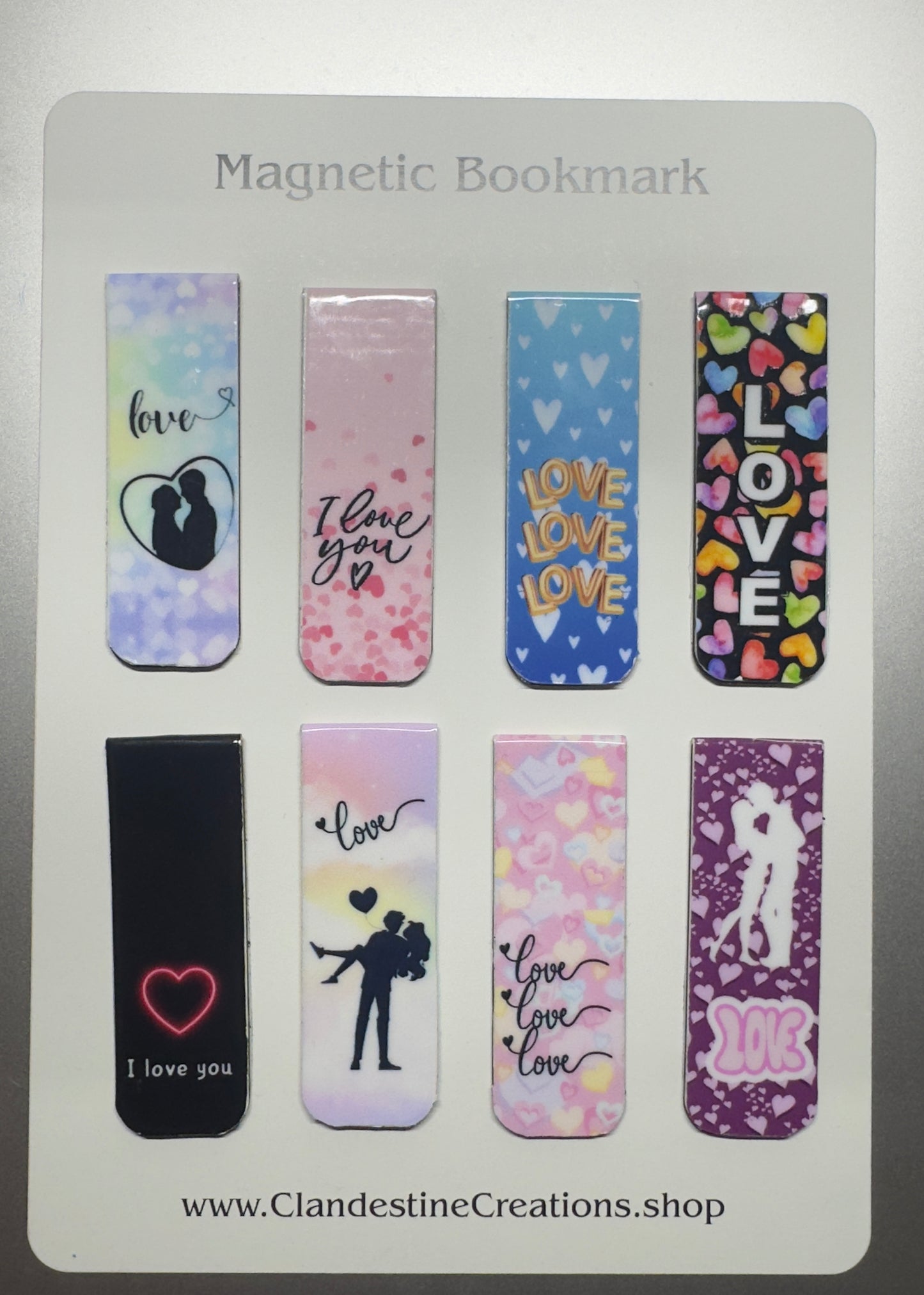 Blue Love Magnetic Bookmark_3R